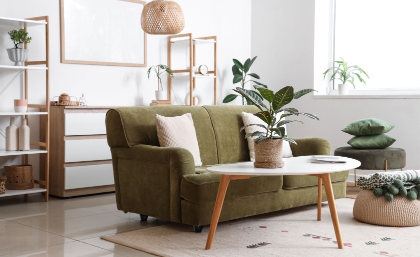 interior of small apartment