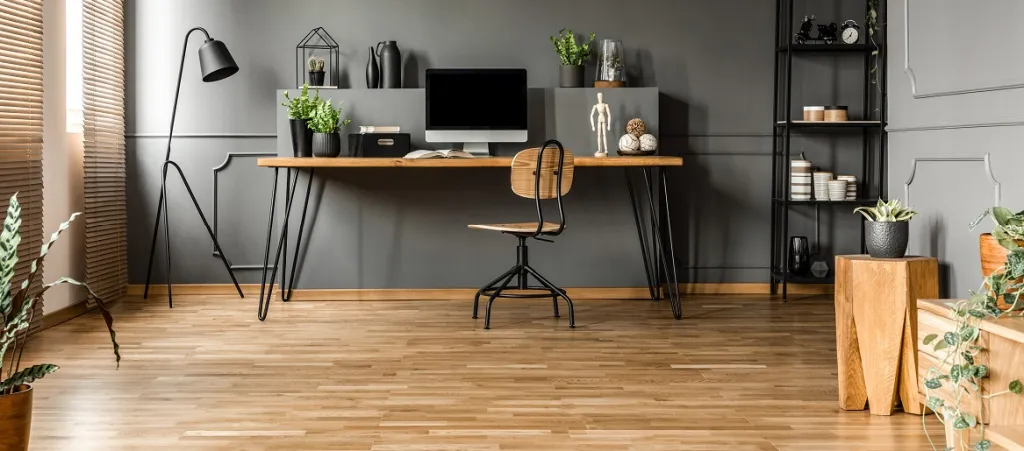 Home office organized