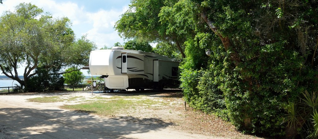 A Fifth Wheel Camper in Florida