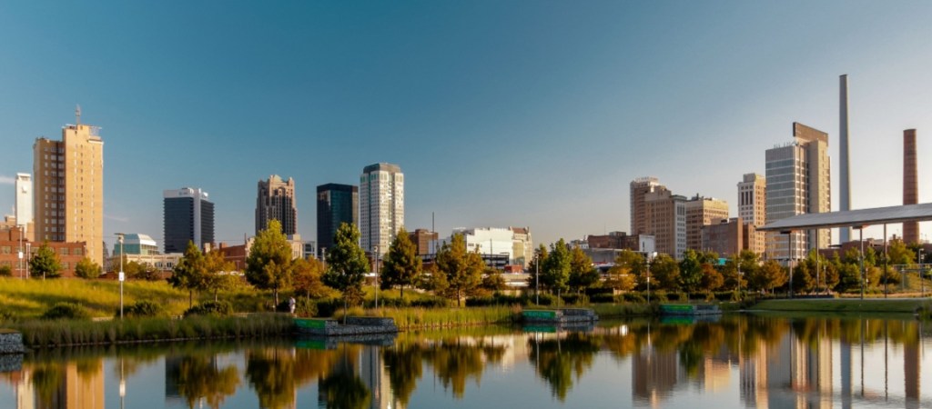 downtown Birmingham Alabama