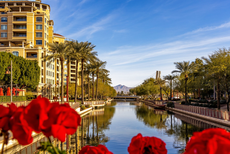 Scottsdale Arizona with Canal