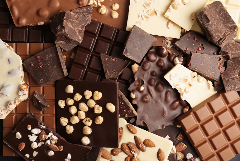 A Variety of Chocolate Bars