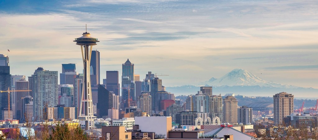 Seattle Skyline View from Kerry Park