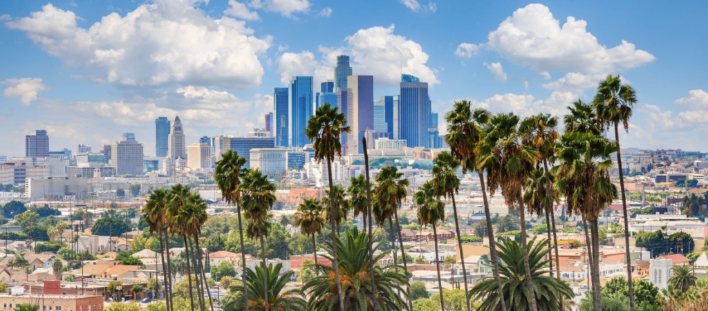 Los Angeles downtown skyline