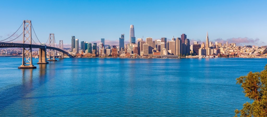 San Francisco Skyline with Bay Bridge