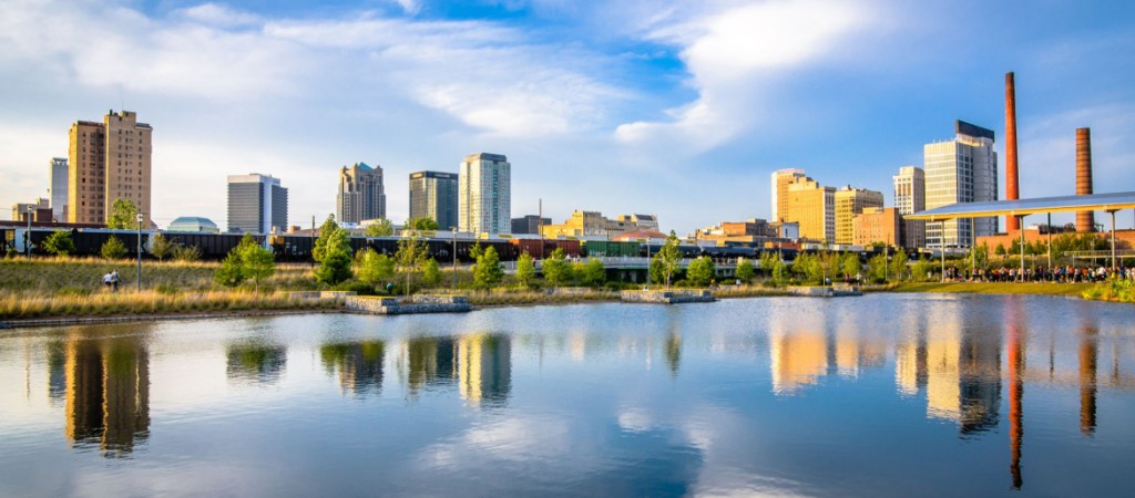 Birmingham, Alabama, USA downtown city skyline