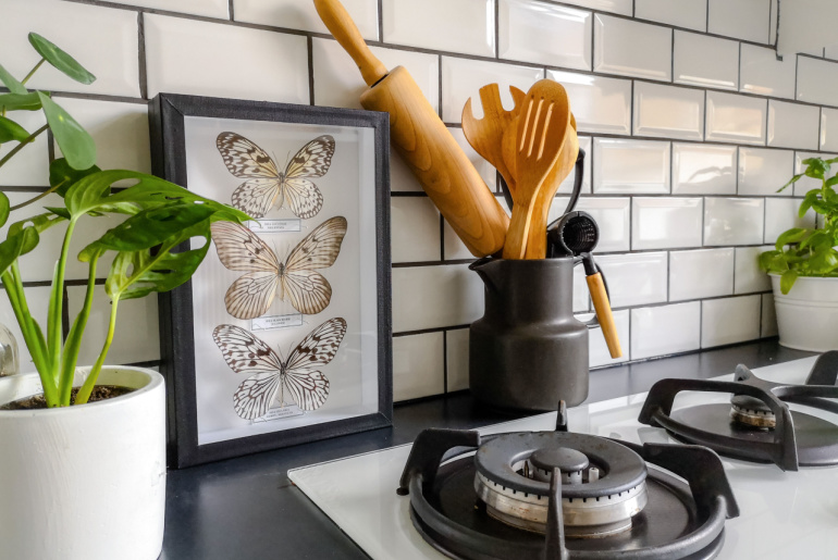 Framed art for kitchen, art and home, home decor painting