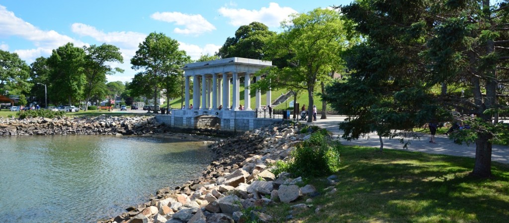 Plymouth Rock at Pilgrim Memorial State Park