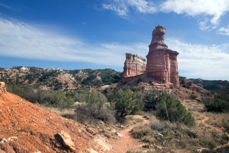 Lighthouse trail in Palo Duro Canyon State Park