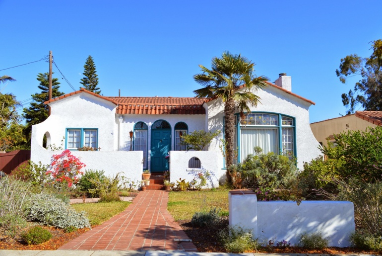 Residential house on the West Side of Los Angeles City, California
