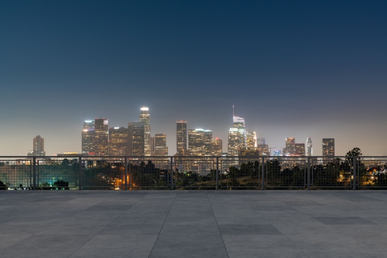 Los Angeles skyscrapers.