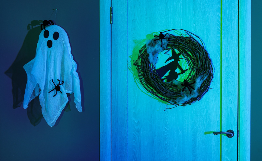 DIY Halloween wreath