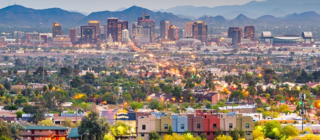 Panoramic view of Phoenix, Arizona