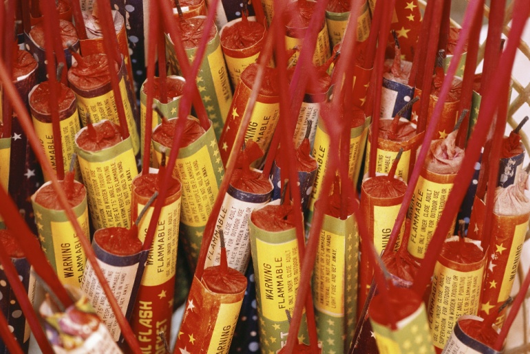 fireworks.