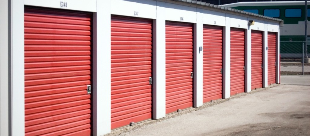 Exterior of self storage facility