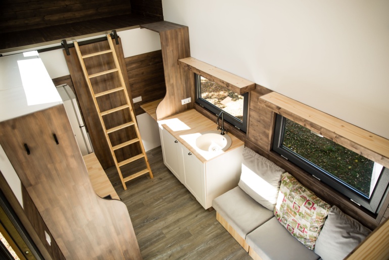 Tiny home ADU interior
