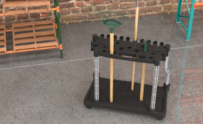 Portable long tool holder