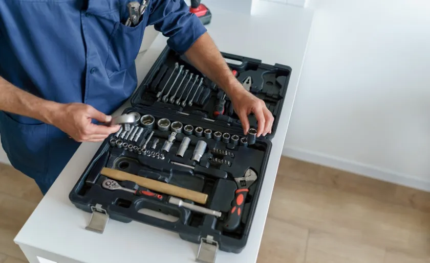 Hard case box for tool storage