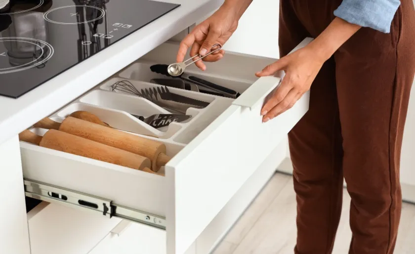 kitchen drawer organized