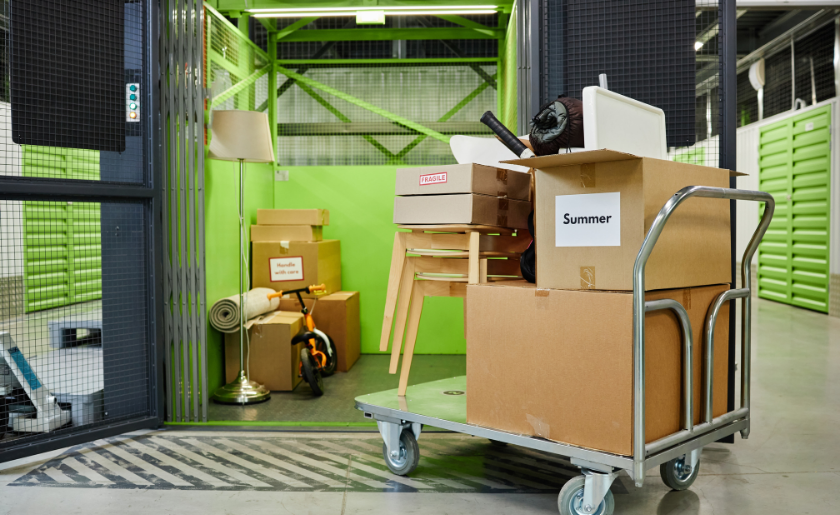 Putting furniture into self storage
