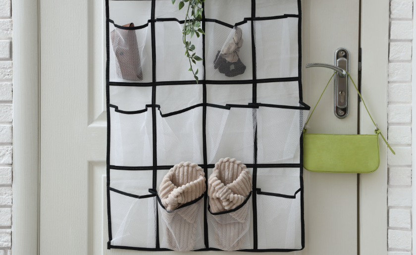 Over-the-door hanging organizer