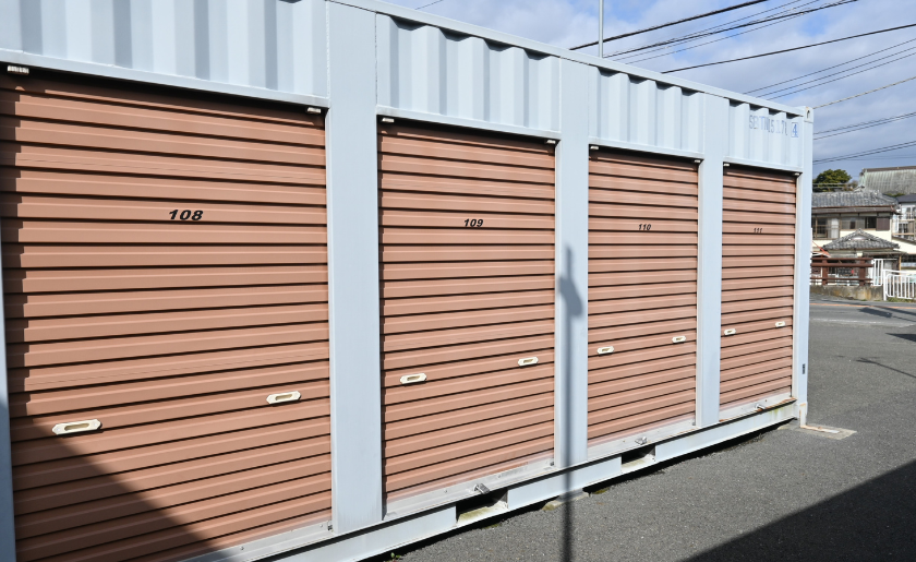 Self storage units.